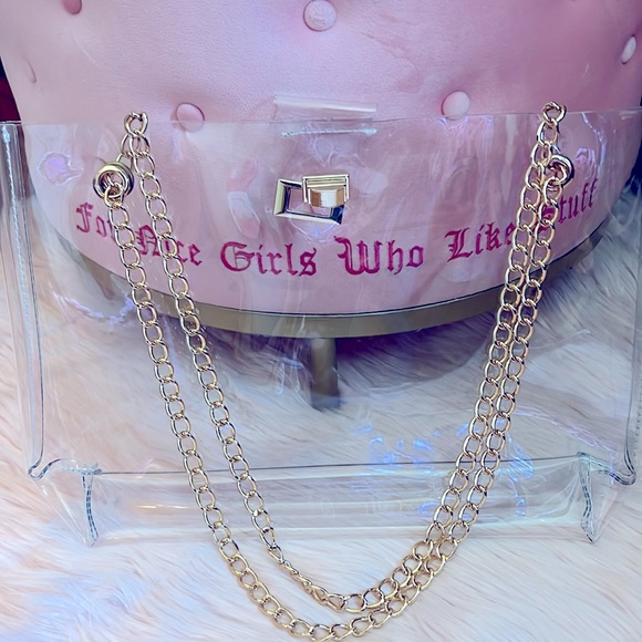 🩷🍒Fashion clear  tote bag - Picture 3 of 7